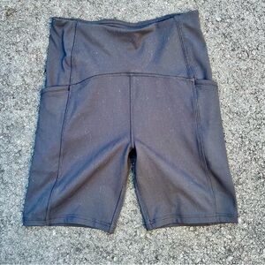 Black Biker Shorts - Size Small